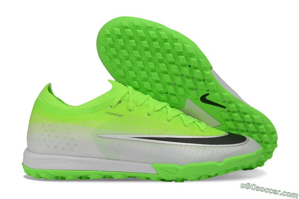 Nike Air Zoom Mercurial Vapor 17 Elite TF Artificial Turf Soccer Shoes - Green/Volt/Metallic Silver 1