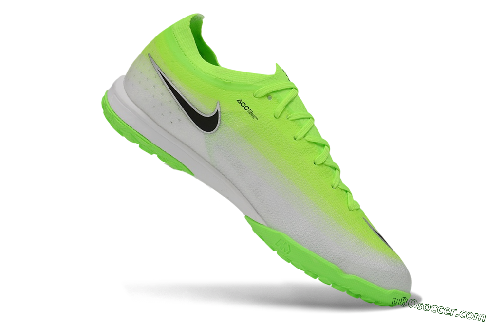 Nike Air Zoom Mercurial Vapor 17 Elite TF Artificial Turf Soccer Shoes - Green/Volt/Metallic Silver 4