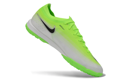 Nike Air Zoom Mercurial Vapor 17 Elite TF Artificial Turf Soccer Shoes - Green/Volt/Metallic Silver
