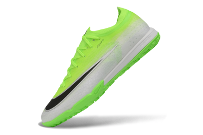 Nike Air Zoom Mercurial Vapor 17 Elite TF Artificial Turf Soccer Shoes - Green/Volt/Metallic Silver