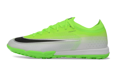 Nike Air Zoom Mercurial Vapor 17 Elite TF Artificial Turf Soccer Shoes - Green/Volt/Metallic Silver