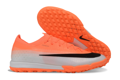 Nike Air Zoom Mercurial Vapor 17 Elite TF Artificial Turf Soccer Shoes - Orange/Bright Crimson/Metallic Silver