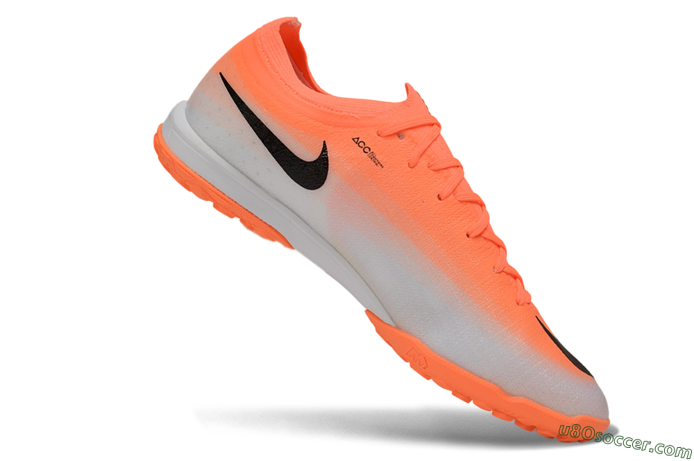 Nike Air Zoom Mercurial Vapor 17 Elite TF Artificial Turf Soccer Shoes - Orange/Bright Crimson/Metallic Silver 4