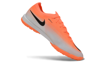 Nike Air Zoom Mercurial Vapor 17 Elite TF Artificial Turf Soccer Shoes - Orange/Bright Crimson/Metallic Silver