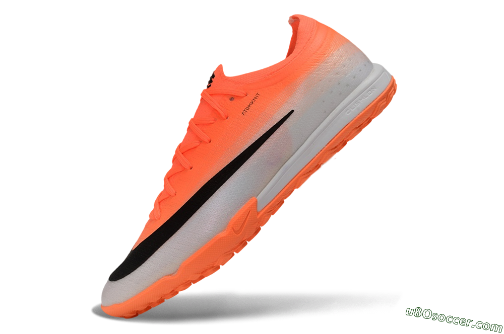 Nike Air Zoom Mercurial Vapor 17 Elite TF Artificial Turf Soccer Shoes - Orange/Bright Crimson/Metallic Silver 5