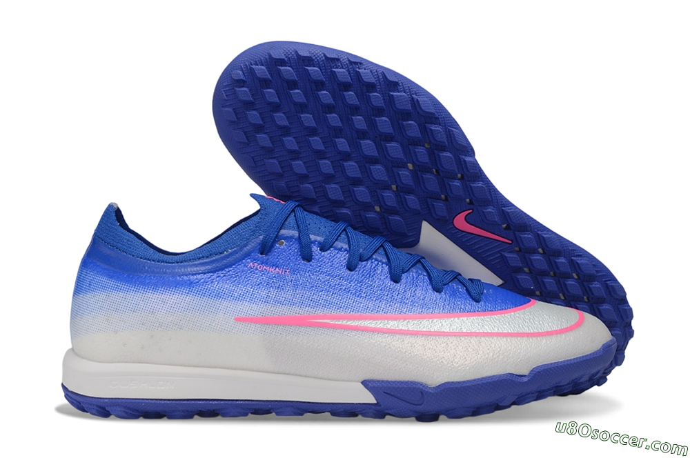 Nike Air Zoom Mercurial Vapor 17 Elite TF Artificial Turf Soccer Shoes - Blue/Royal Blue/Metallic Silver 1