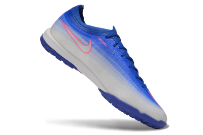 Nike Air Zoom Mercurial Vapor 17 Elite TF Artificial Turf Soccer Shoes - Blue/Royal Blue/Metallic Silver