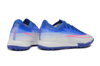 Nike Air Zoom Mercurial Vapor 17 Elite TF Artificial Turf Soccer Shoes - Blue/Royal Blue/Metallic Silver