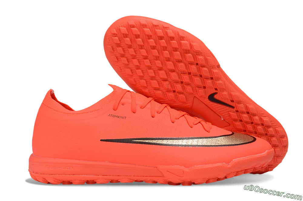 Nike Air Zoom Mercurial Vapor 17 Elite TF Artificial Turf Soccer Shoes - Orange/Bright Crimson/Metallic Copper 1