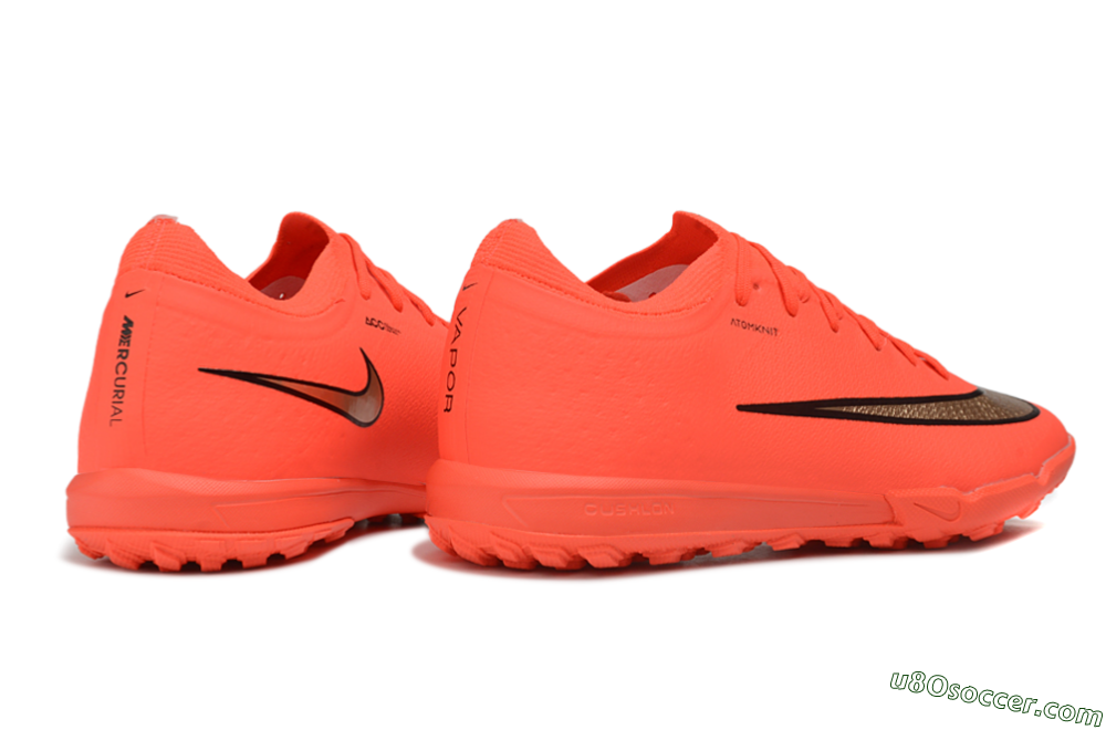 Nike Air Zoom Mercurial Vapor 17 Elite TF Artificial Turf Soccer Shoes - Orange/Bright Crimson/Metallic Copper 6