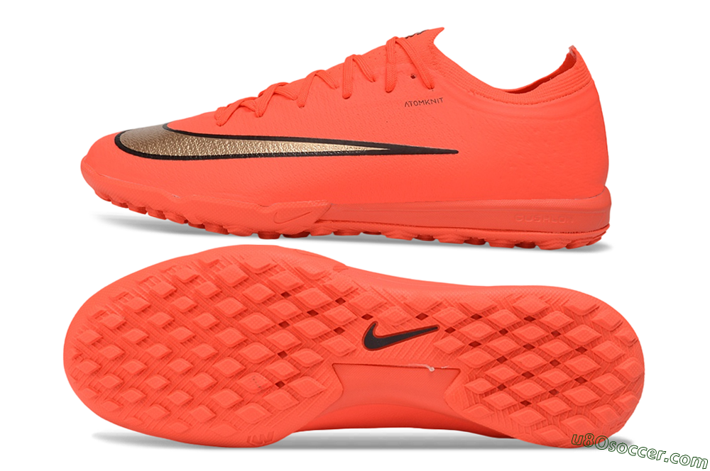 Nike Air Zoom Mercurial Vapor 17 Elite TF Artificial Turf Soccer Shoes - Orange/Bright Crimson/Metallic Copper 0