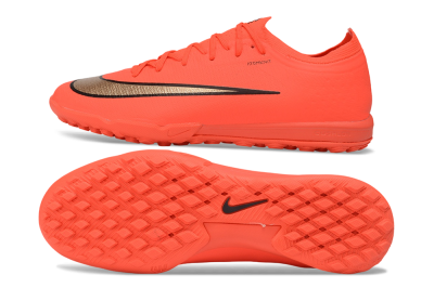 Nike Air Zoom Mercurial Vapor 17 Elite TF Artificial Turf Soccer Shoes - Orange/Bright Crimson/Metallic Copper
