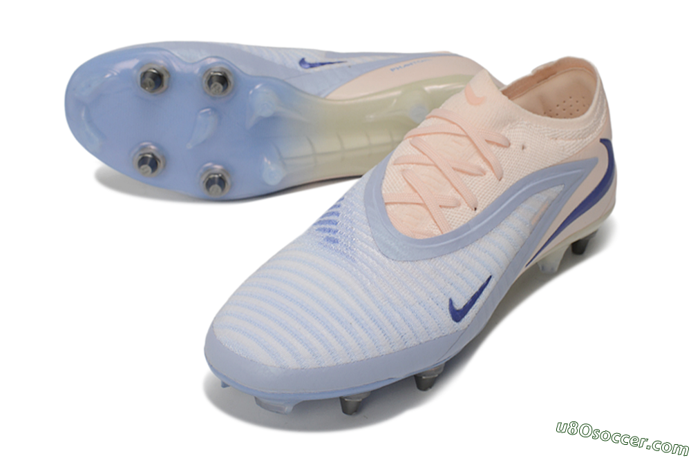 Nike Phantom 6 Elite Low SG Soft Ground Soccer Cleats - Peach/Barely Grape/Barely Peach 3