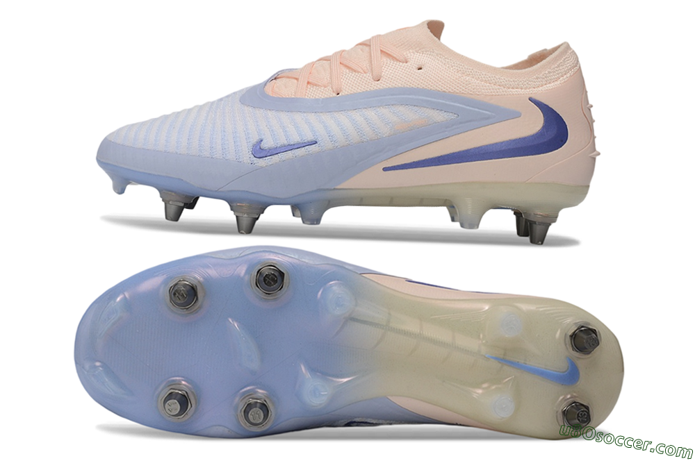 Nike Phantom 6 Elite Low SG Soft Ground Soccer Cleats - Peach/Barely Grape/Barely Peach 0