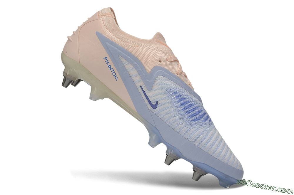 Nike Phantom 6 Elite Low SG Soft Ground Soccer Cleats - Peach/Barely Grape/Barely Peach 4