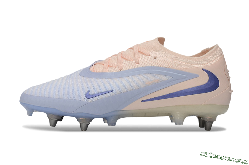 Nike Phantom 6 Elite Low SG Soft Ground Soccer Cleats - Peach/Barely Grape/Barely Peach 2