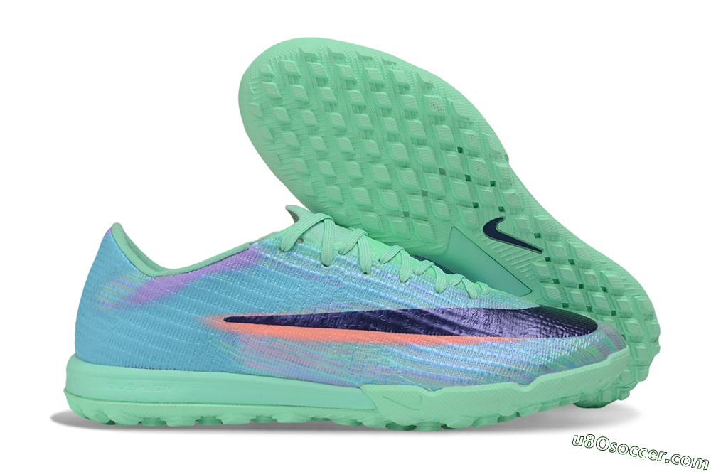 Nike Air Zoom Mercurial Superfly 11 Elite TF Artificial Turf Soccer Shoes - Green/Mint Foam/Deep Purple 1