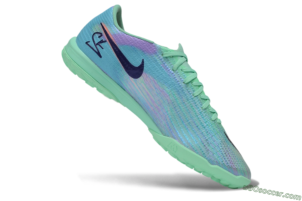 Nike Air Zoom Mercurial Superfly 11 Elite TF Artificial Turf Soccer Shoes - Green/Mint Foam/Deep Purple 4