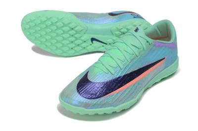 Nike Air Zoom Mercurial Superfly 11 Elite TF Artificial Turf Soccer Shoes - Green/Mint Foam/Deep Purple