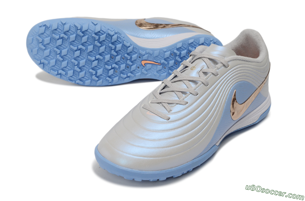 Nike Tiempo Legend 11 Elite TF Artificial Turf Soccer Shoes - Blue/Atmosphere Grey/Metallic Copper 3