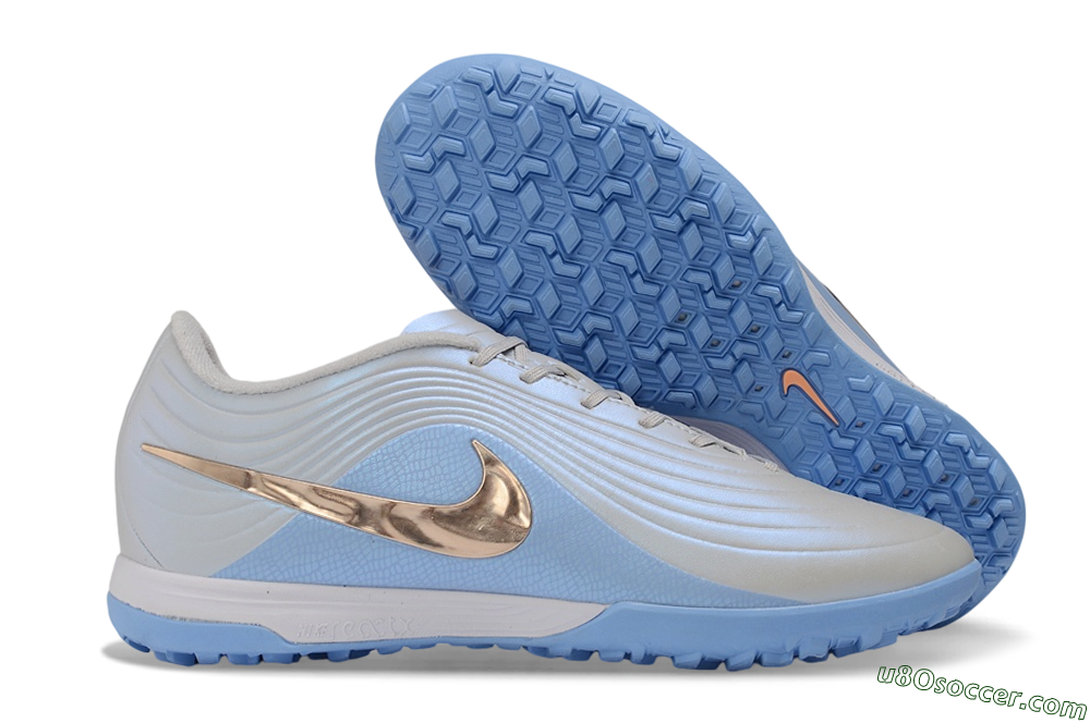 Nike Tiempo Legend 11 Elite TF Artificial Turf Soccer Shoes - Blue/Atmosphere Grey/Metallic Copper 1