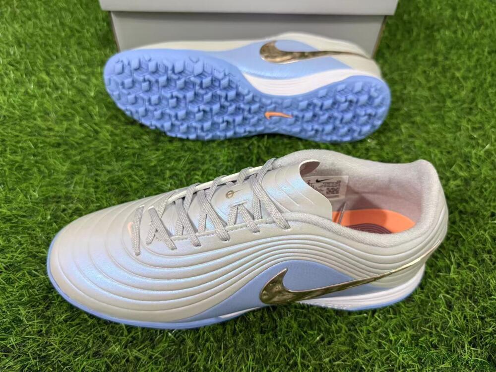 Nike Tiempo Legend 11 Elite TF Artificial Turf Soccer Shoes - Blue/Atmosphere Grey/Metallic Copper