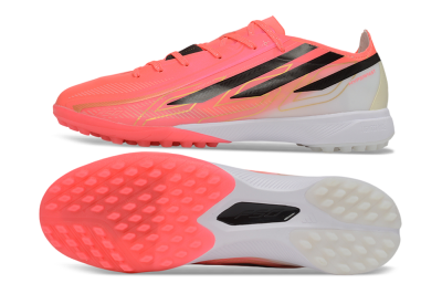 Adidas F50 Hyperfast Pro TF Artificial Turf Soccer Shoes - Pink/Solar Pink/Cloud White