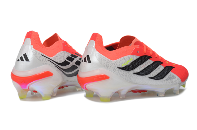 Adidas Predator 26 Elite FG Firm Ground Soccer Cleats - Orange/Solar Red/White