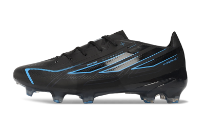 Adidas F50 Hyperfast Elite FG Firm Ground Soccer Cleats - Black/Core Black/Lucid Blue