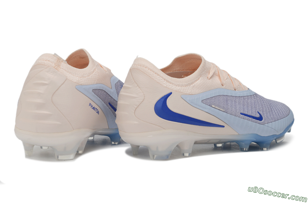 Nike Phantom 6 Elite Low FG Firm Ground Soccer Cleats - Blue/Barely Grape/Barely Peach 7