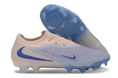 Nike Phantom 6 Elite Low FG Firm Ground Soccer Cleats - Blue/Barely Grape/Barely Peach