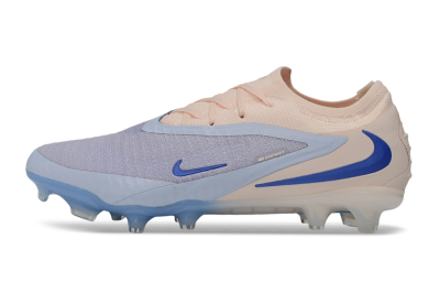 Nike Phantom 6 Elite Low FG Firm Ground Soccer Cleats - Blue/Barely Grape/Barely Peach
