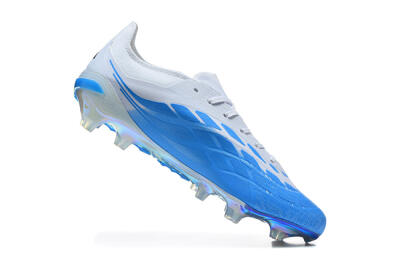 Adidas Predator 26 Elite FG Firm Ground Soccer Cleats - White/Sky Blue/Core Black