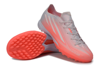 Adidas F50 Hyperfast Pro TF Artificial Turf Soccer Shoes - Pink/Solar Pink/Grey White