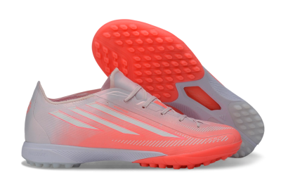 Adidas F50 Hyperfast Pro TF Artificial Turf Soccer Shoes - Pink/Solar Pink/Grey White