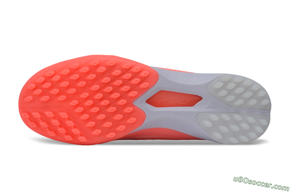 Adidas F50 Hyperfast Pro TF Artificial Turf Soccer Shoes - Pink/Solar Pink/Grey White 6