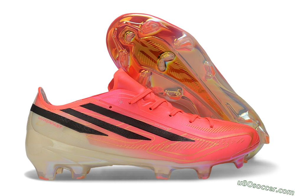 Adidas F50 Hyperfast Elite FG Firm Ground Soccer Cleats - Orange/Solar Orange/Core Black 1