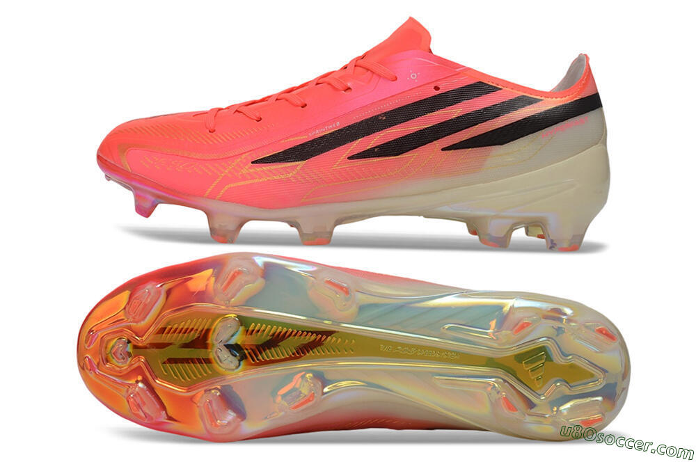 Adidas F50 Hyperfast Elite FG Firm Ground Soccer Cleats - Orange/Solar Orange/Core Black 0