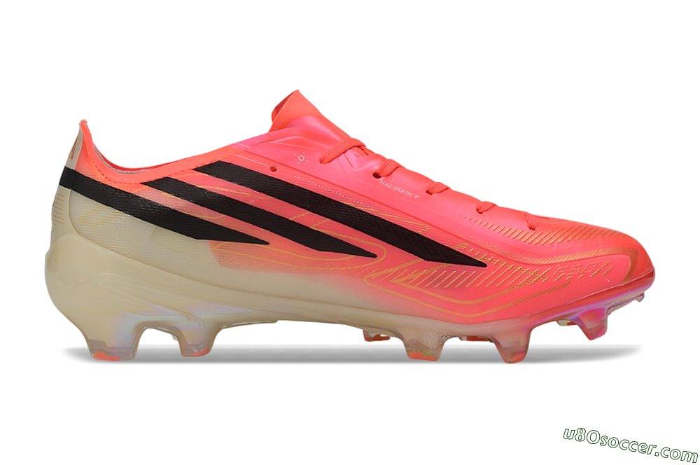 Adidas F50 Hyperfast Elite FG Firm Ground Soccer Cleats - Orange/Solar Orange/Core Black 7