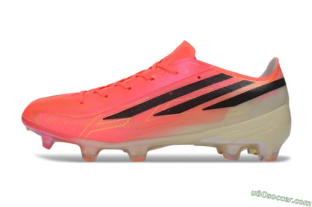 Adidas F50 Hyperfast Elite FG Firm Ground Soccer Cleats - Orange/Solar Orange/Core Black 2