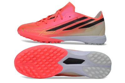 Adidas F50 Hyperfast Pro TF Artificial Turf Soccer Shoes - Pink/Solar Pink/Off White