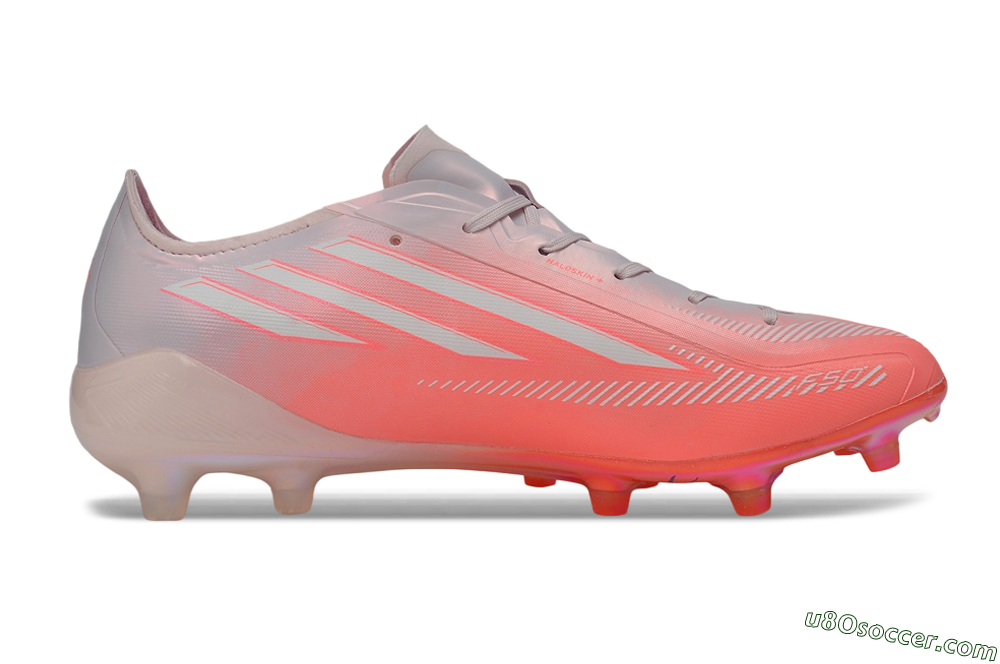 Adidas F50 Hyperfast Elite FG Firm Ground Soccer Cleats - Pink/Solar Pink/Iridescent White 7