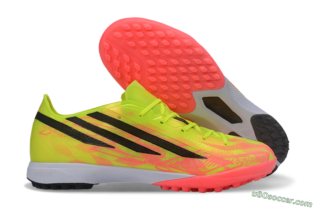 Adidas F50 Hyperfast Pro TF Artificial Turf Soccer Shoes - Yellow/Solar Yellow/Solar Red 1
