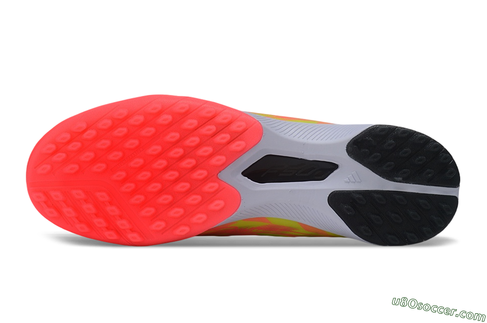 Adidas F50 Hyperfast Pro TF Artificial Turf Soccer Shoes - Yellow/Solar Yellow/Solar Red 6