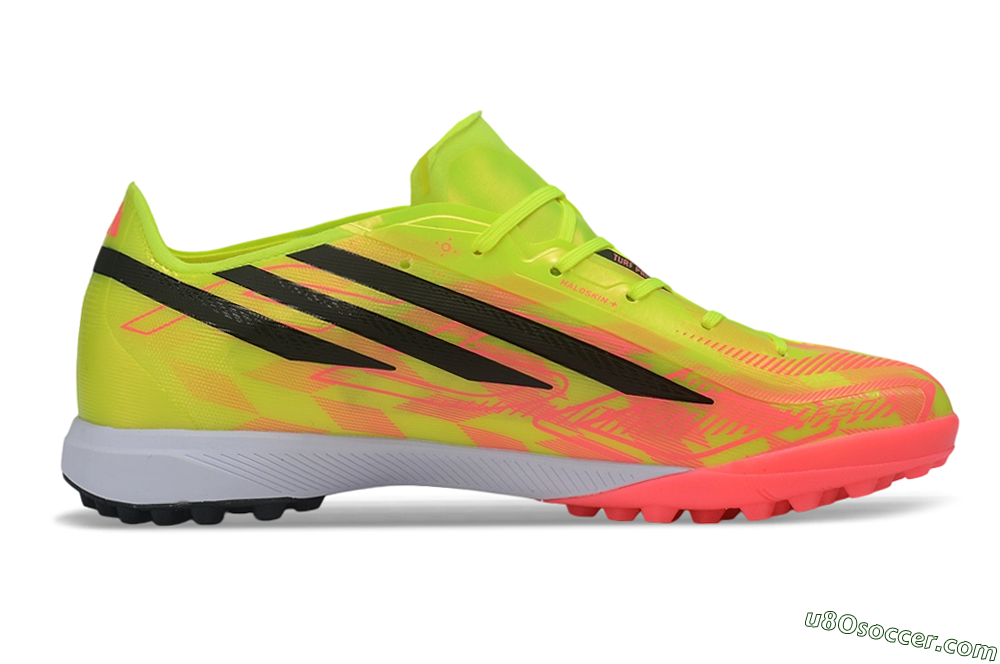 Adidas F50 Hyperfast Pro TF Artificial Turf Soccer Shoes - Yellow/Solar Yellow/Solar Red 7