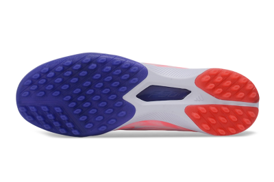 Adidas F50 Hyperfast Pro TF Artificial Turf Soccer Shoes - White/Lucid Blue/Solar Red