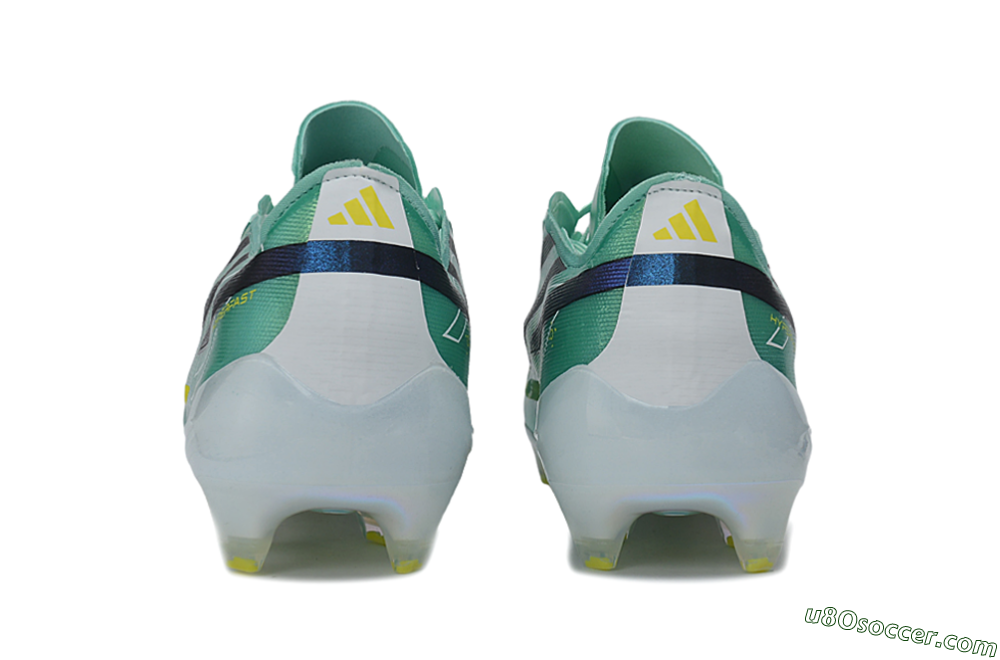 Adidas F50 Hyperfast Elite FG Firm Ground Soccer Cleats - Green/Mint/Dark Blue 5