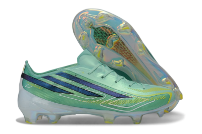 Adidas F50 Hyperfast Elite FG Firm Ground Soccer Cleats - Green/Mint/Dark Blue
