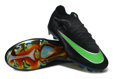 Nike Air Zoom Mercurial Vapor 17 Elite FG Firm Ground Soccer Cleats - Black/Black/Electric Green