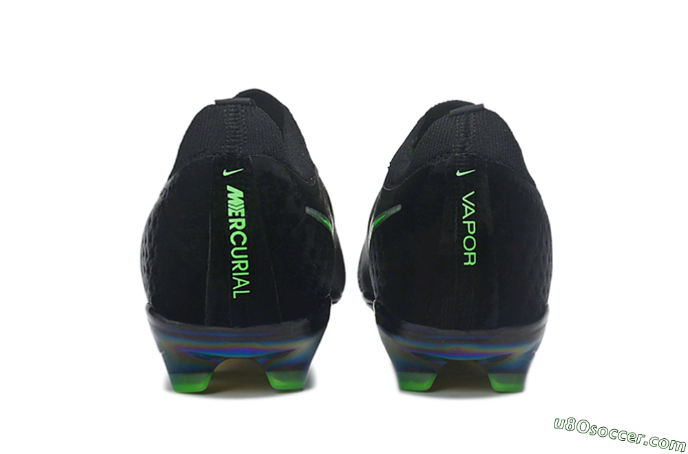Nike Air Zoom Mercurial Vapor 17 Elite FG Firm Ground Soccer Cleats - Black/Black/Electric Green 5